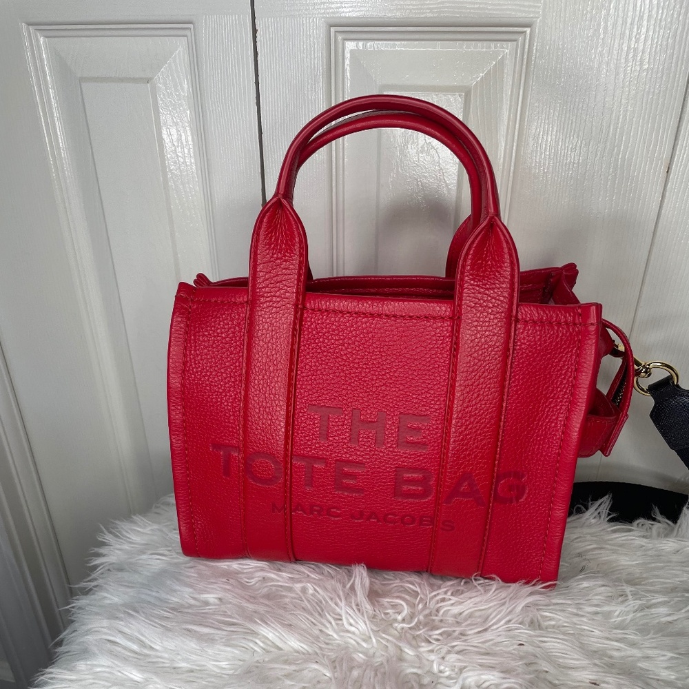 Marc Jacobs Tote Bag &  Marc Jacobs logo webbing Black and white strap